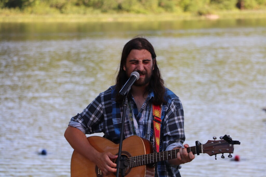 Noah Kahan performs at Coniston YMCA Camp Coniston